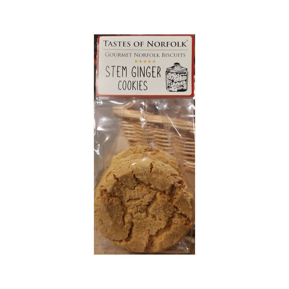 Tastes of Norfolk Stem Ginger Cookies 215g